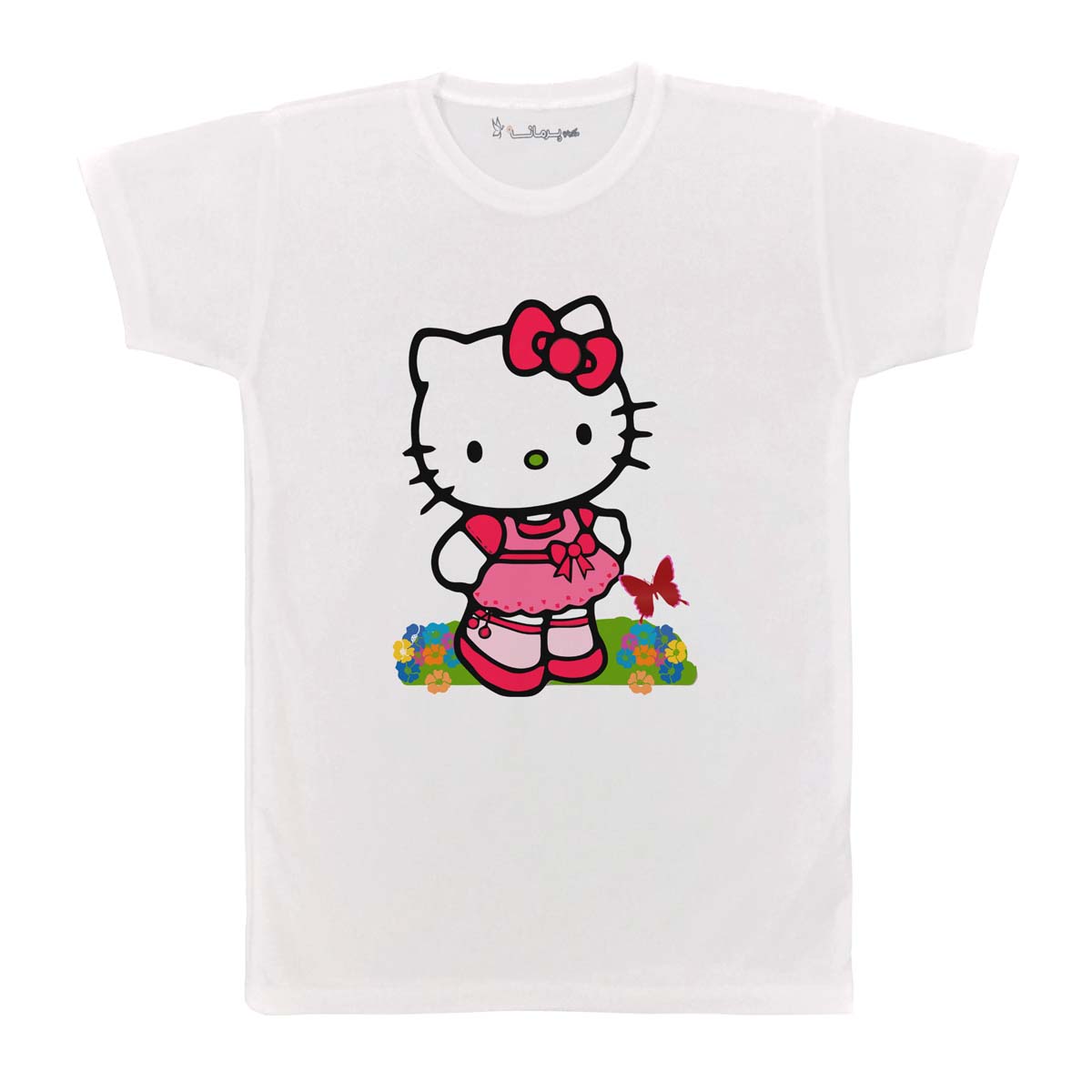 تی شرت بچگانه پرمانه طرح Kitty کد pmt.2433
