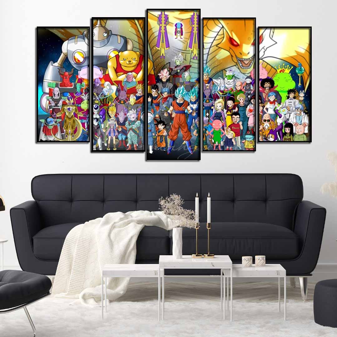 تابلو آتریسا مدل انیمه ATan0295 مجموعه 5 عددی