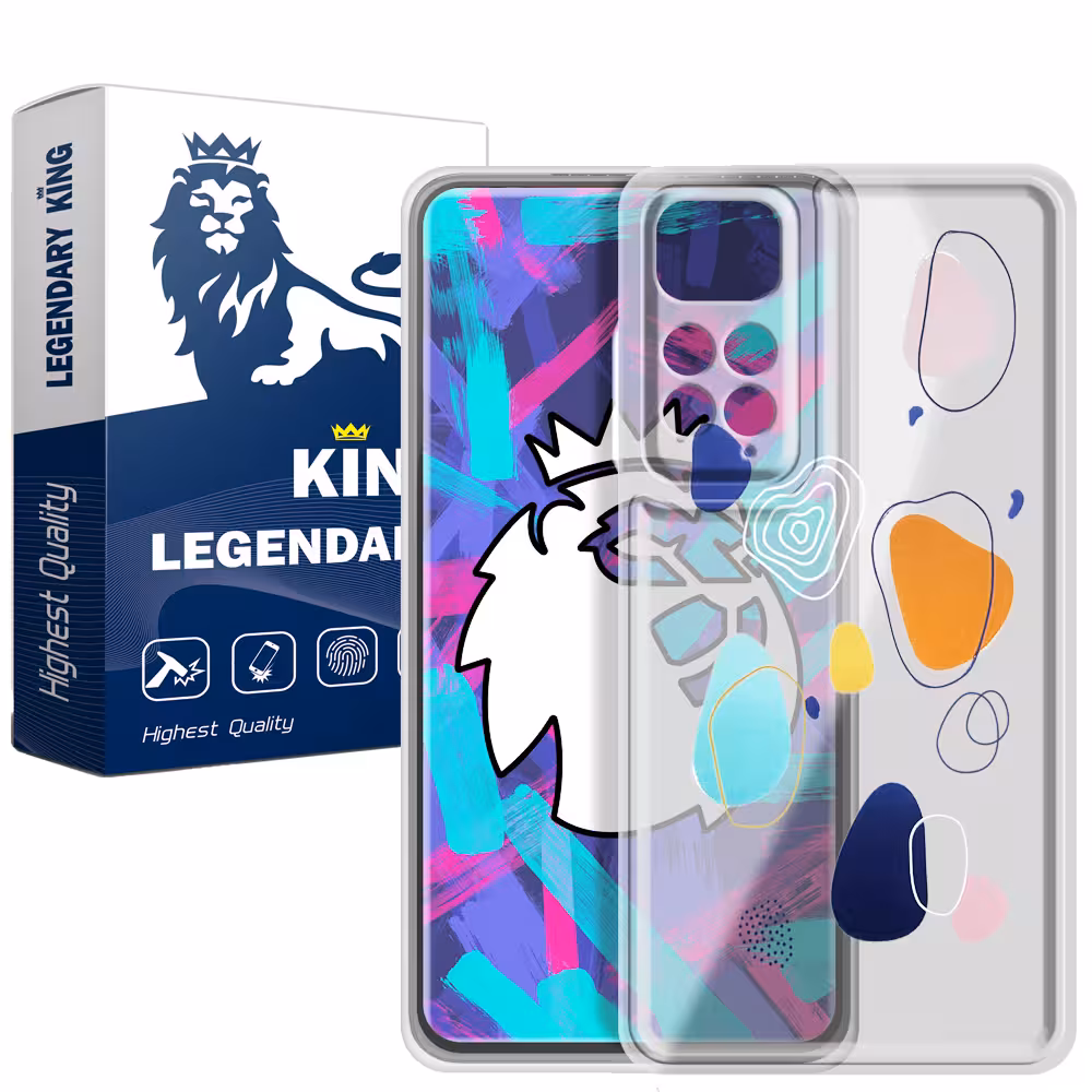 کاور لاین کینگ مدل خال رنگی مناسب برای گوشی موبایل شیایومی Redmi Note 11 Global Note 11S