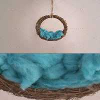 بک دراپ عکاسی نوزاد حلقه آویزان | گرافیک با طعم تربچه