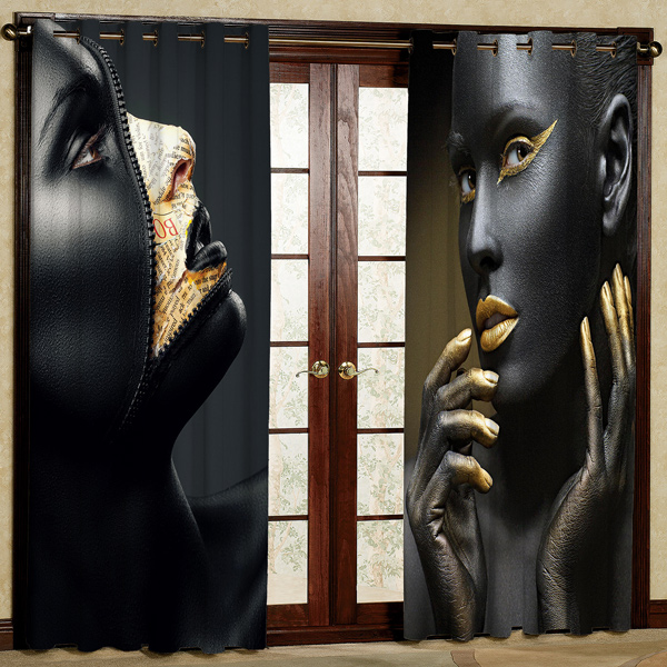 پرده مدل پانچی کد 5348 سایز 280x140 سانتی متر