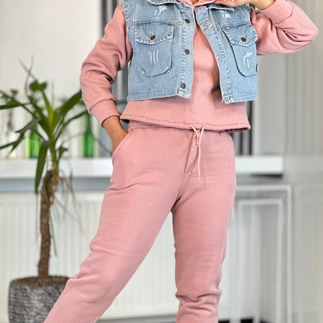 ست هودی و شلوار دورس