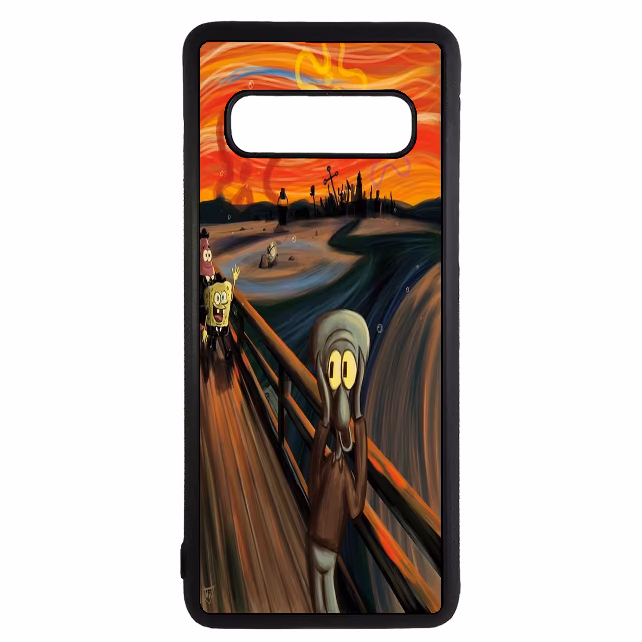 کاور طرح باب اسفنجی کد 1105340 مناسب برای گوشی موبایل سامسونگ galaxy s10