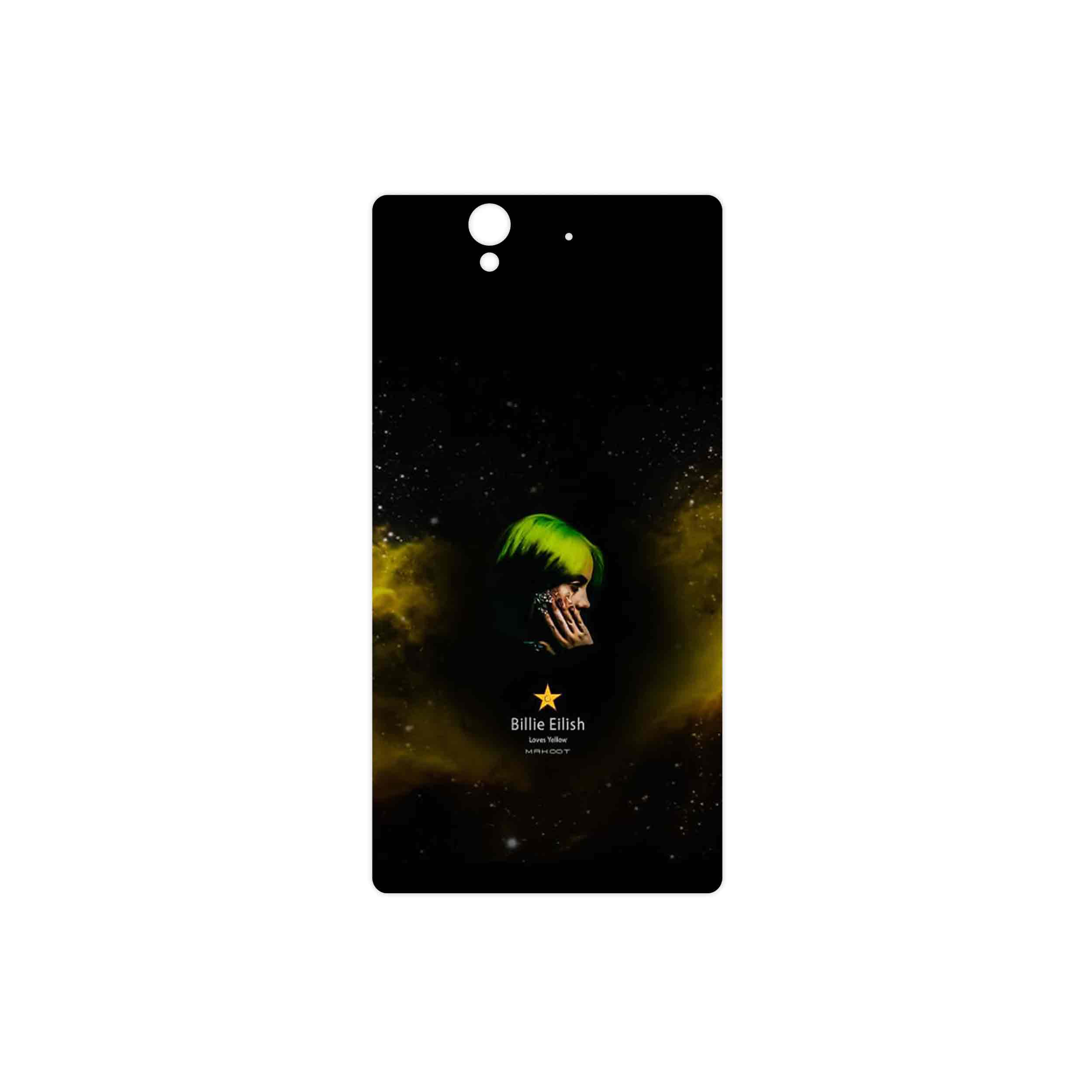 برچسب پوششی ماهوت مدل Billie Eilish مناسب برای گوشی موبایل سونی Xperia X