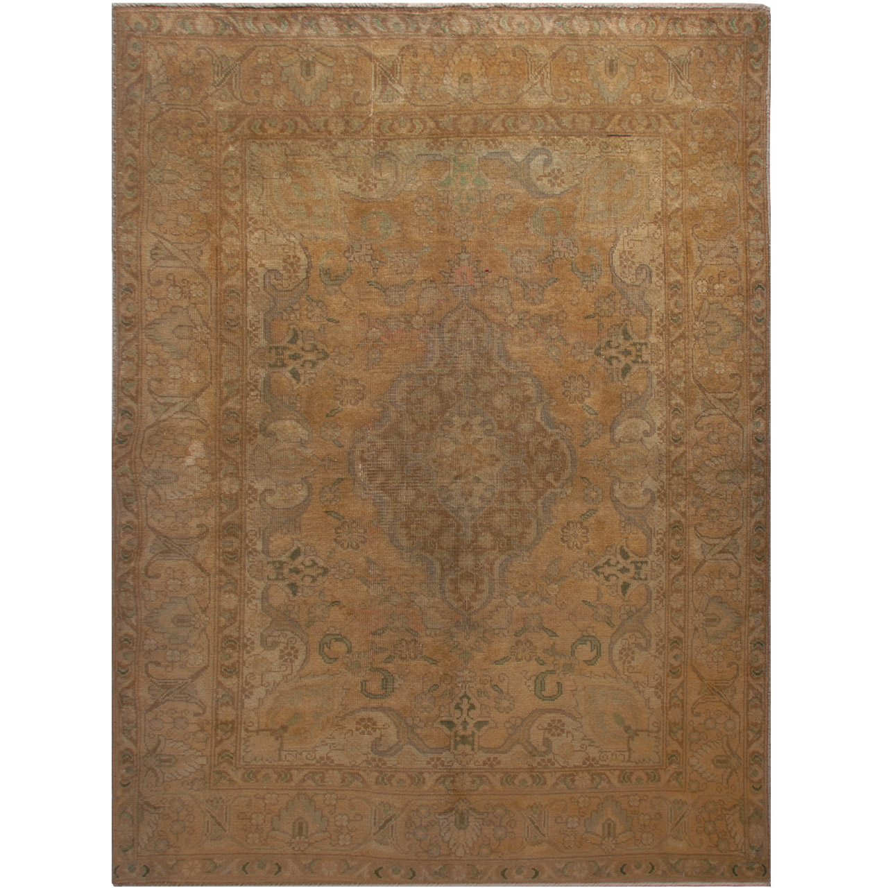 فرش قدیمی دستبافت سه متری فرش هریس کد 101549