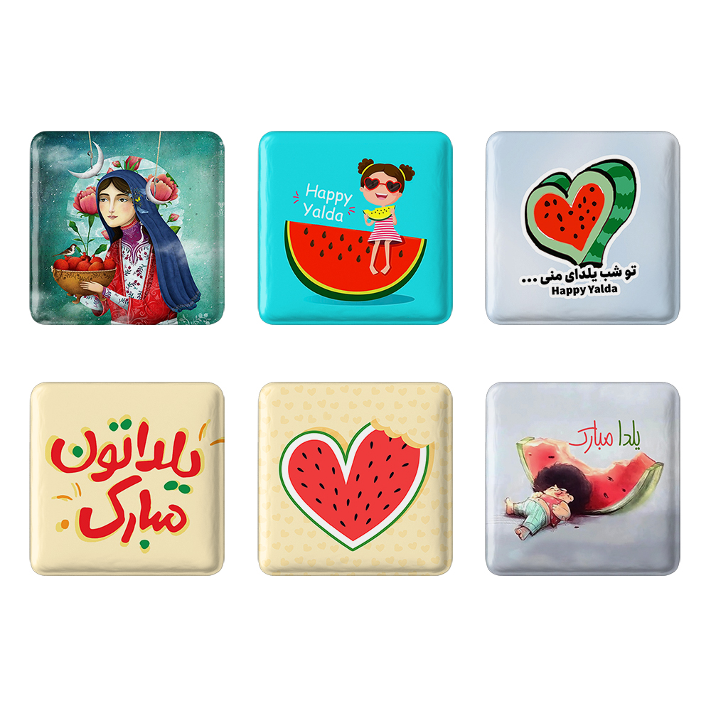 پیکسل خندالو مدل شب یلدا کد 1202B مجموعه 6 عددی