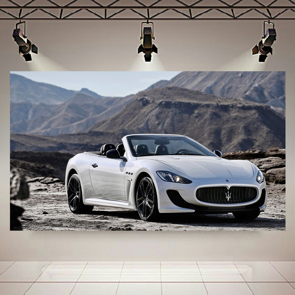 تابلو بوم طرح ماشین مدل مازراتی گرن کابریو کد AR3250