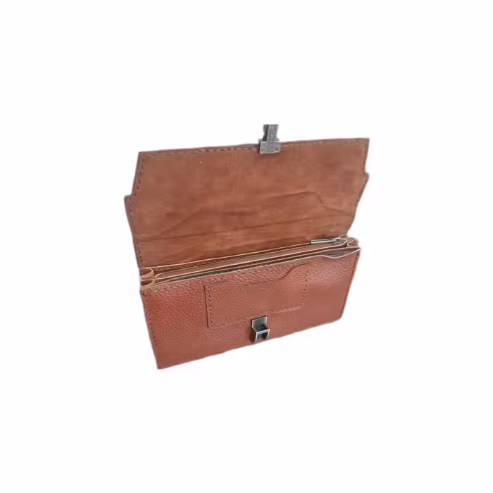 کیف پول چرمی مدل دست دوز