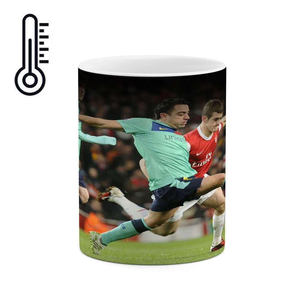 ماگ حرارتی طرح بارسلونا و آرسنال مدل mgh10449