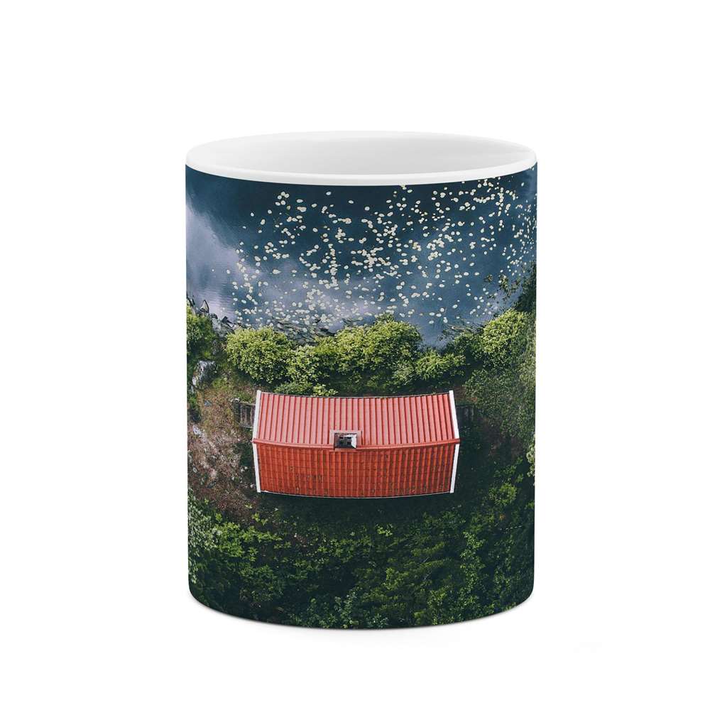 ماگ کاکتی طرح خانه ساحلی مدل mgs16250