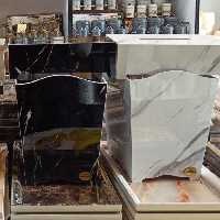 ست سطل وجادستمال طرح سنگ یک عدد