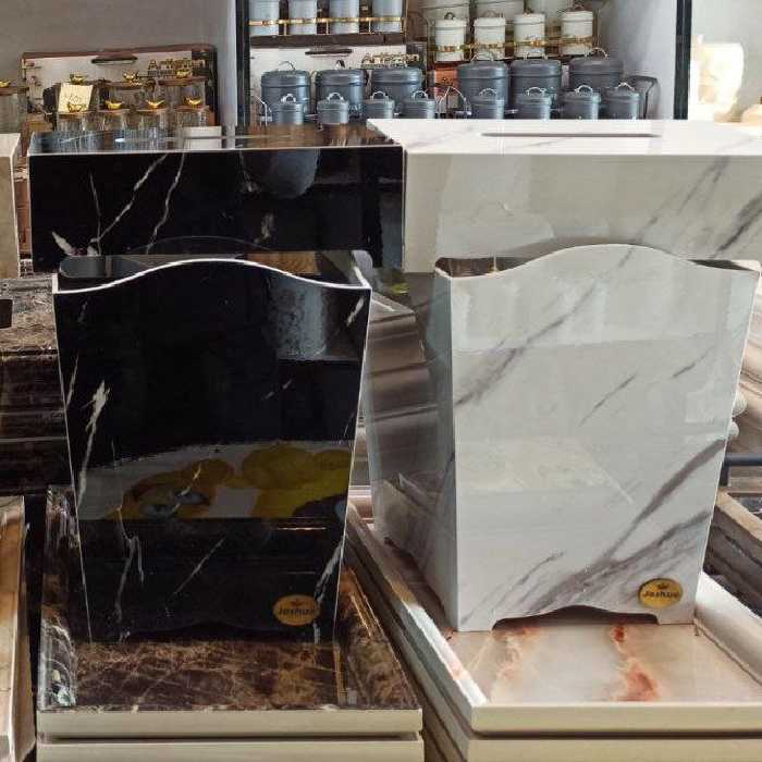 ست سطل وجادستمال طرح سنگ یک عدد