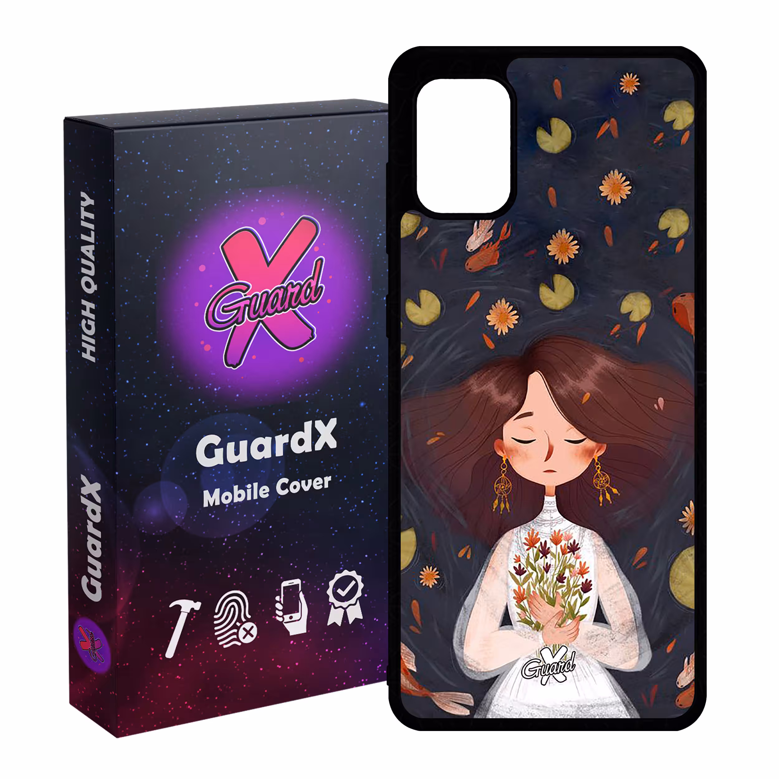 کاور گارد ایکس طرح دختر مدل Glass10326 مناسب برای گوشی موبایل سامسونگ Galaxy A31