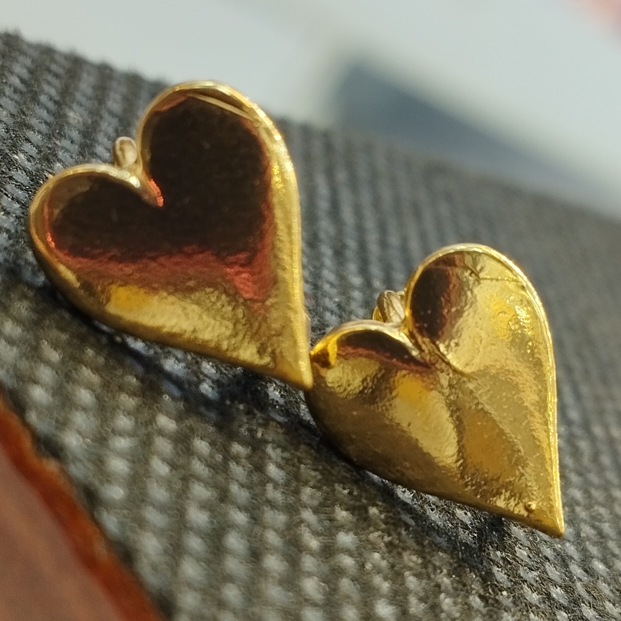 گوشواره دخترانه طرح قلب کد56