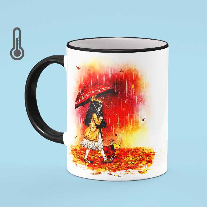 ماگ حرارتی بیگ ماگ مدل دخترانه کد 2618