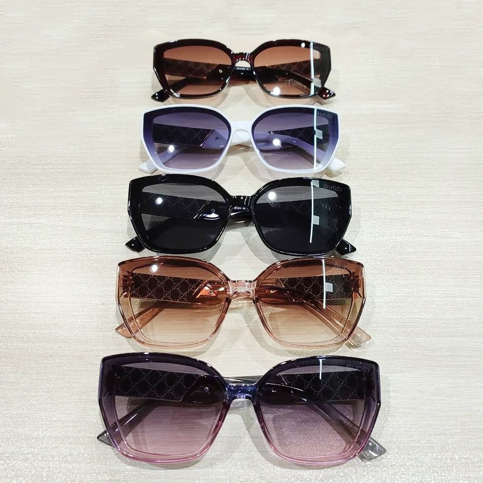 عینک دخترانه و زنانه کاچویی فشن دارای 5 رنگ GUCCI