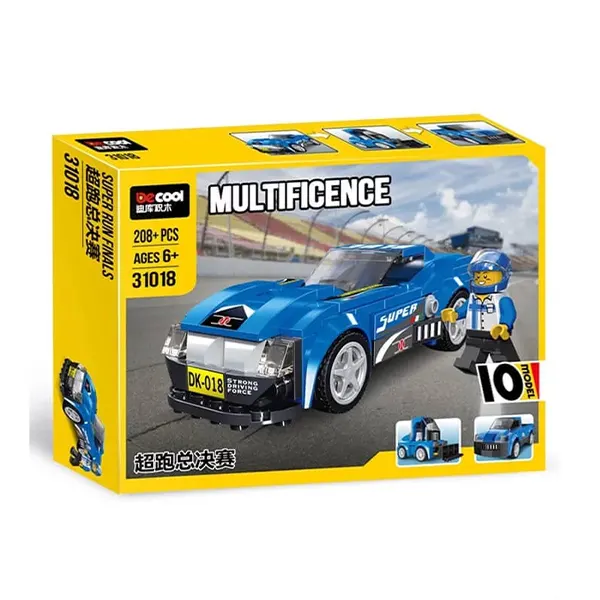 ساختنی لگو ماشین مسابقه 10 مدله دکول کد 31018