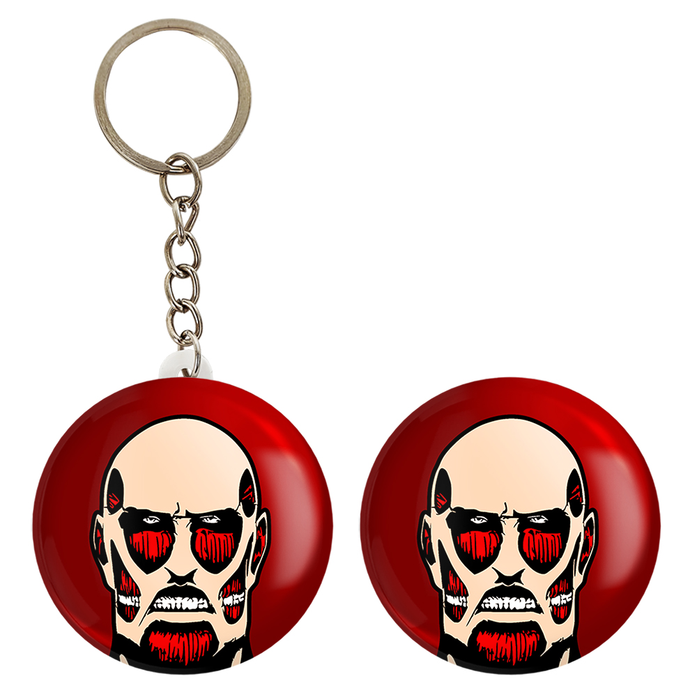 پیکسل خندالو مدل تایتان غول آسا انیمه اتک آن تایتان کد 10977 به همراه جاکلیدی