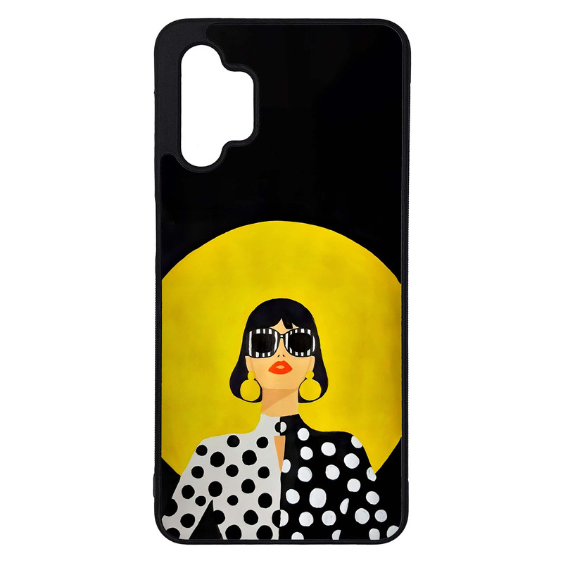 کاور طرح دختر کد G-147 مناسب برای گوشی موبایل سامسونگ Galaxy A32 5G | دیجی قاب دونی