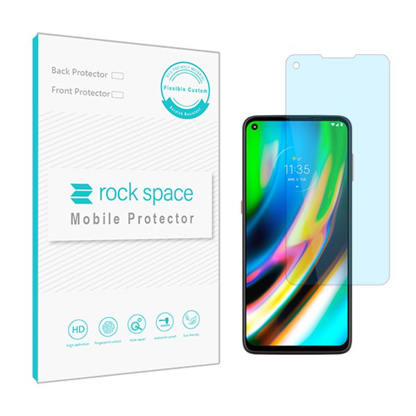 گلس موتورولا G Plus  مدل هیدروژل آنتی بلو برند راک اسپیس کد S