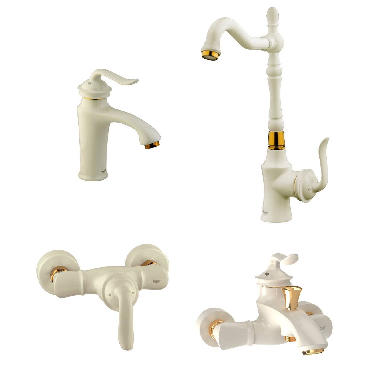 ست شیرآلات شودر مدل لوکا