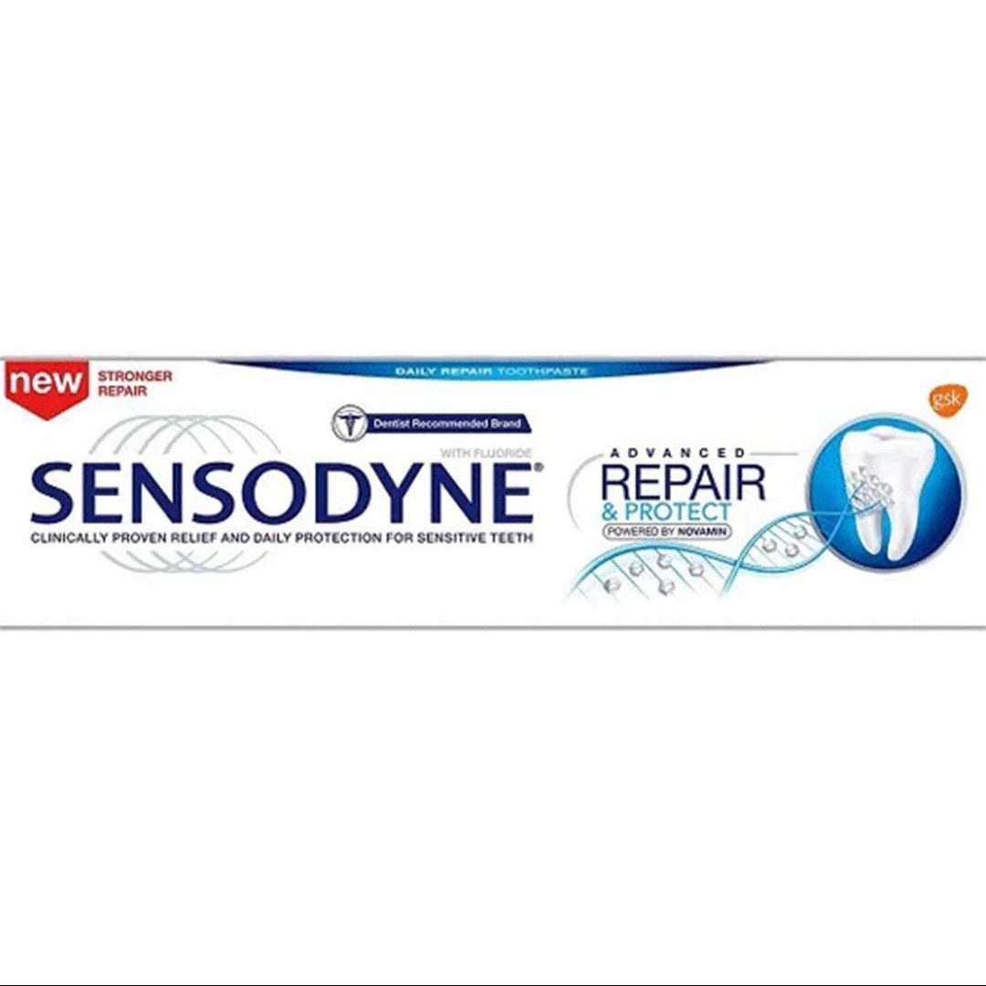 خمیر دندان سفید کننده سنسوداین 75 میلی لیتر مدل Sensodyne Repare Protege