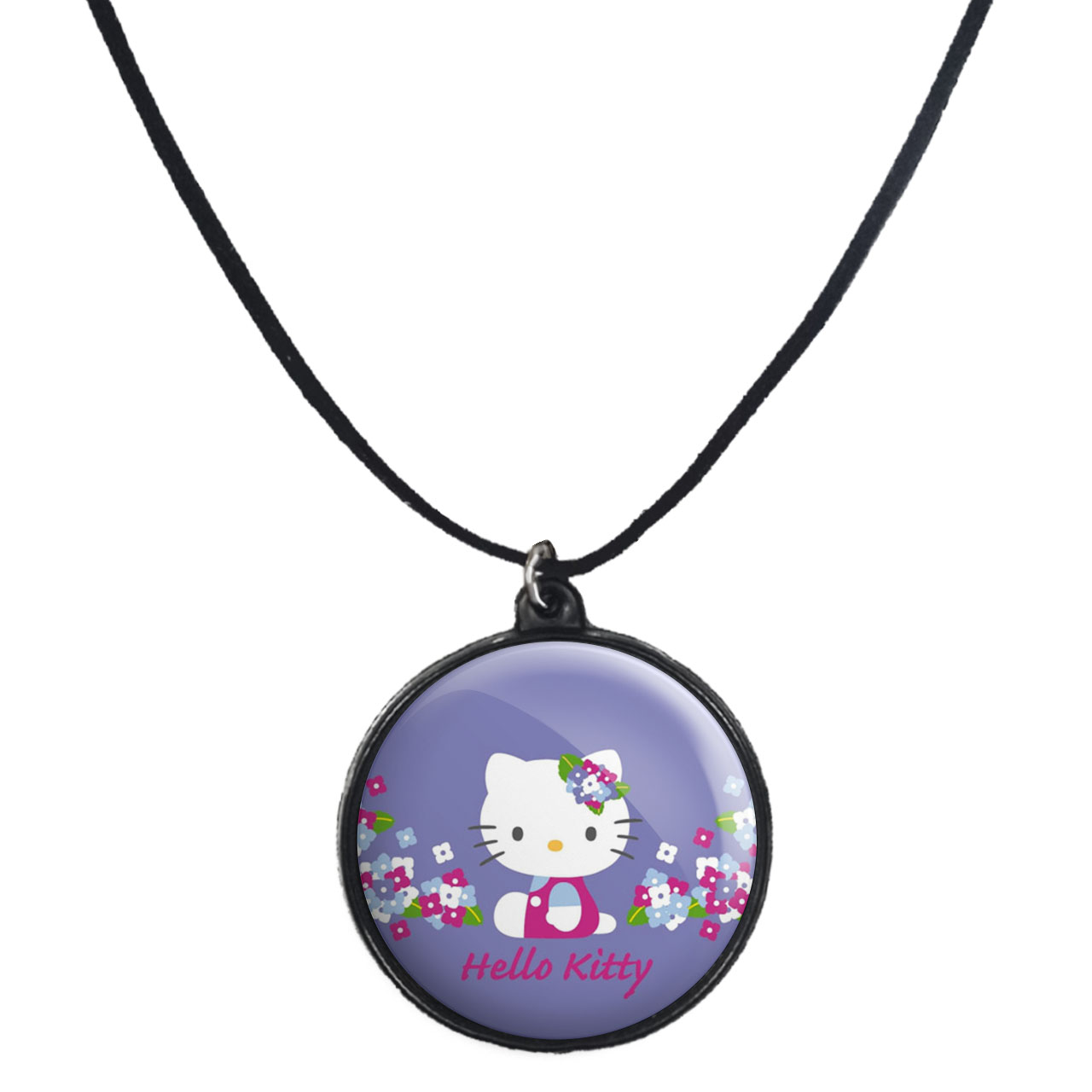 گردنبند پرمانه طرح کیتی کد pmb.22549 مدل دو طرفه