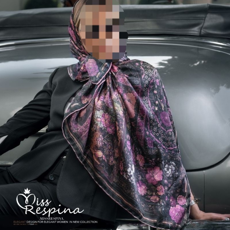 روسری مجلسی کرپ اصلR