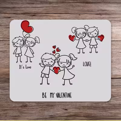 ماوس پد طرح عشق کد P100331