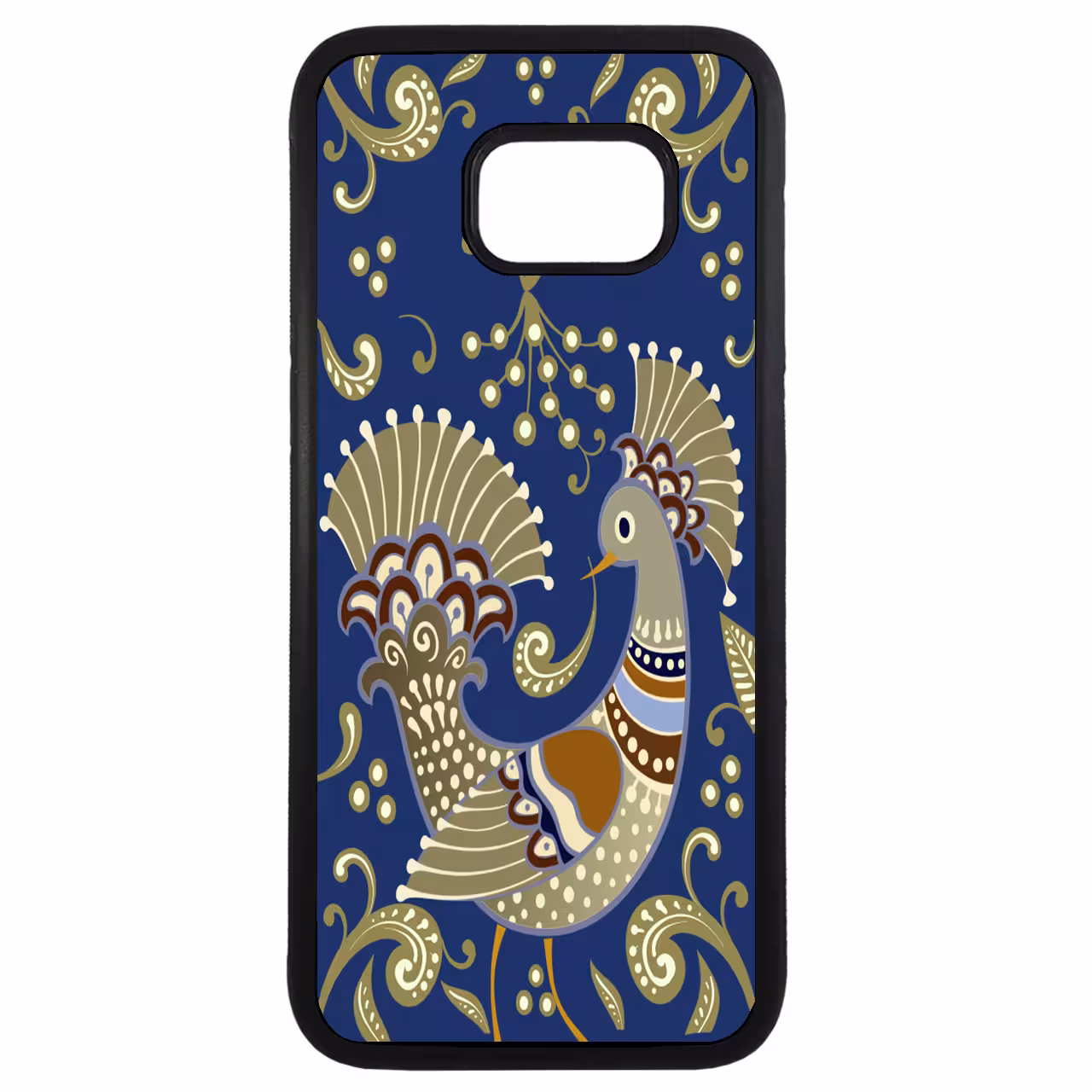 کاور طرح طاووس کد 11054094084 مناسب برای گوشی موبایل سامسونگ galaxy s7 edge