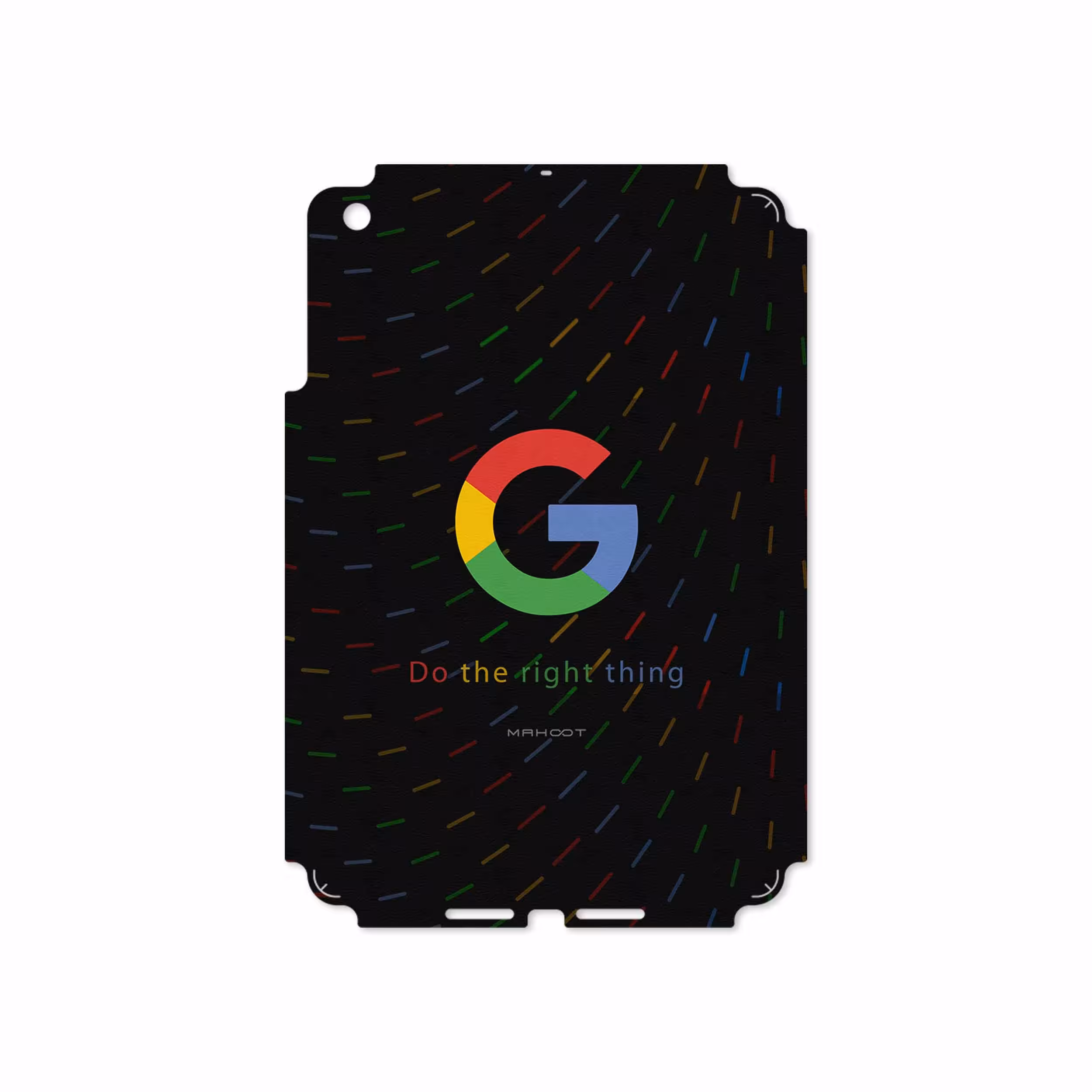 برچسب پوششی ماهوت مدل Google-Logo مناسب برای تبلت اپل iPad mini 2012 A1432