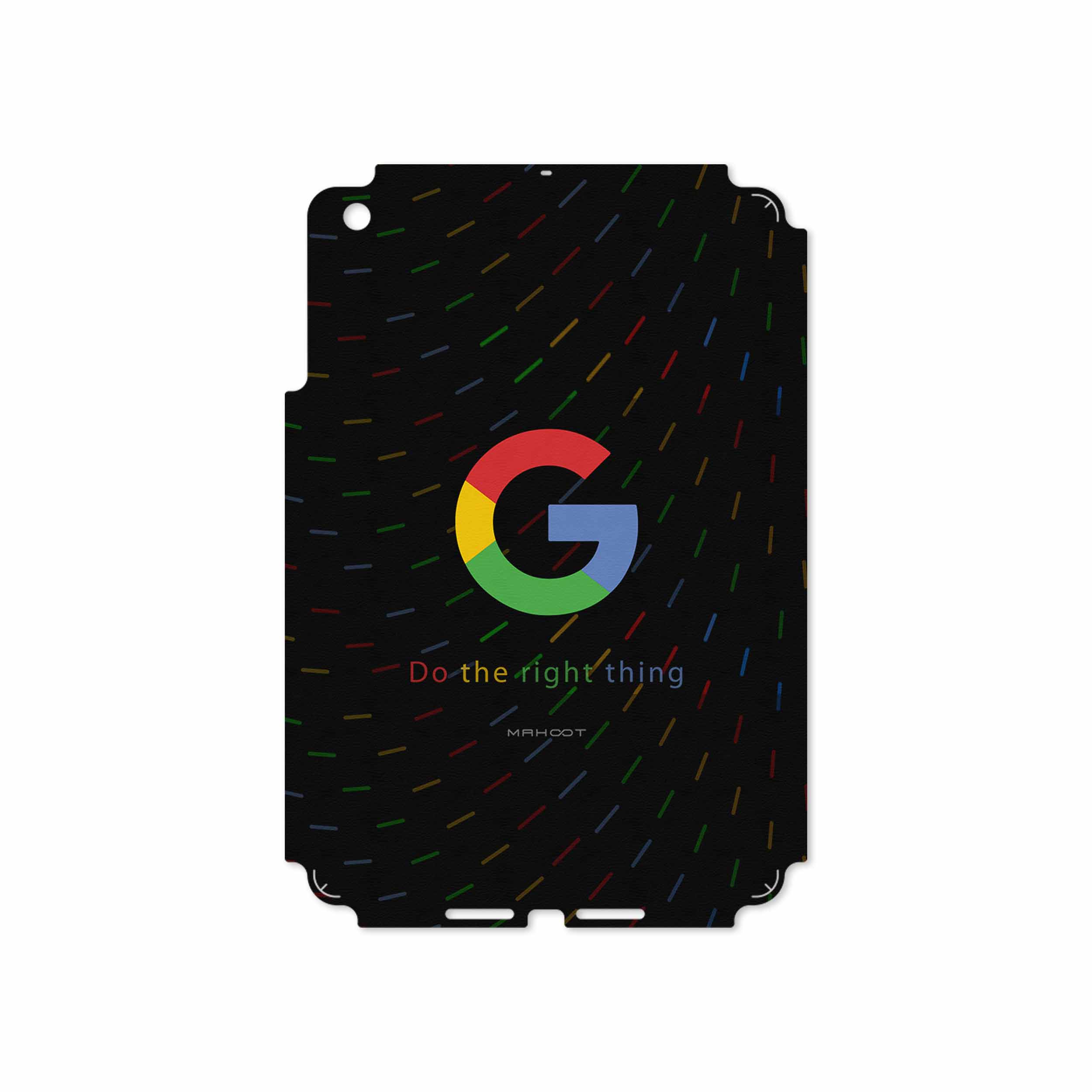 برچسب پوششی ماهوت مدل Google-Logo مناسب برای تبلت اپل iPad mini 2012 A1432