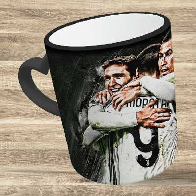 ماگ حرارتی مدل دسته قلبی اکلیلی طرح رونالدو کد 124