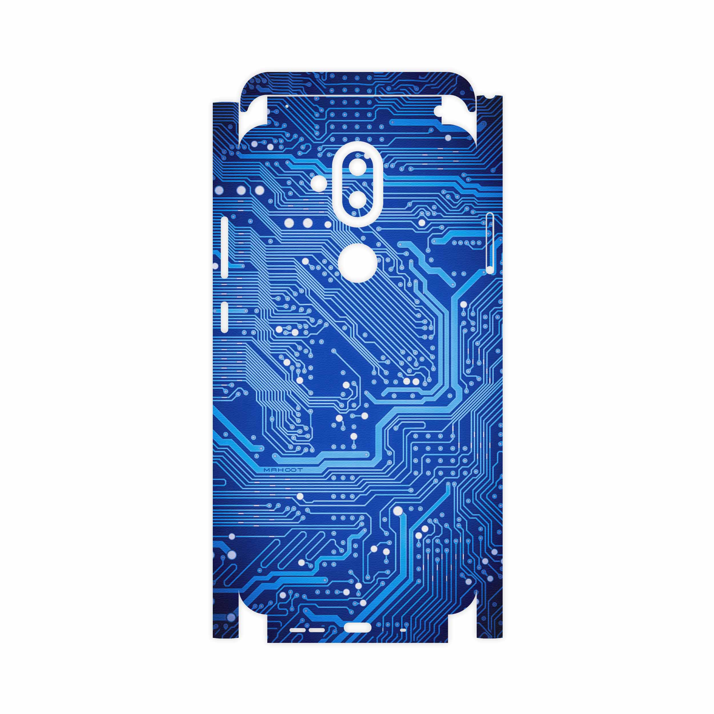برچسب پوششی ماهوت مدل Blue Printed Circuit Board-FullSkin مناسب برای گوشی موبایل نوکیا 8.1
