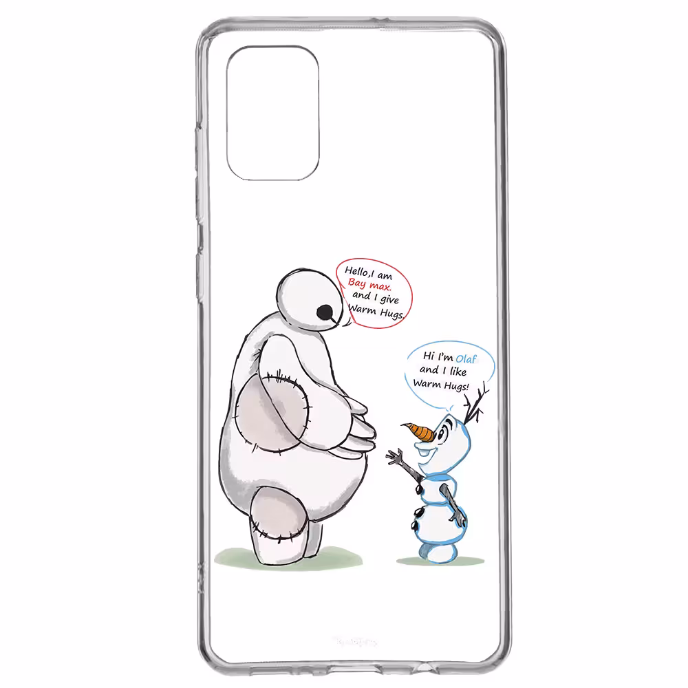 کاور طرح Olaf &amp; Baymax مناسب برای گوشی موبایل سامسونگ Galaxy A71 