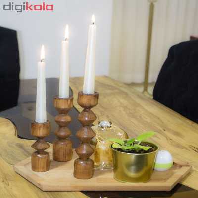 شمعدان مدل فابیا مجموعه 3 عددی