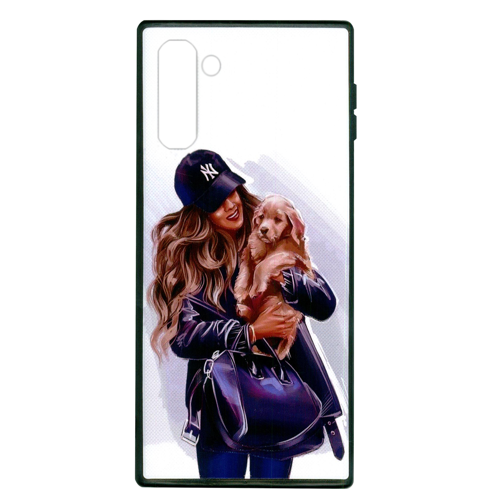 کاور طرح girl کد 8740 مناسب برای گوشی موبایل سامسونگ Galaxy Note 10