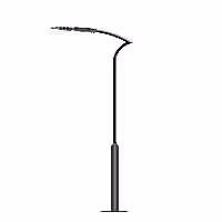 پایه چراغ حیاطی و پارکی شعاع مدل SH-ST7161