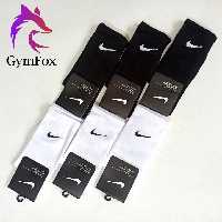 جوراب ساق بلند اسپرت نایک مشکی و سفید کیفیت عالی