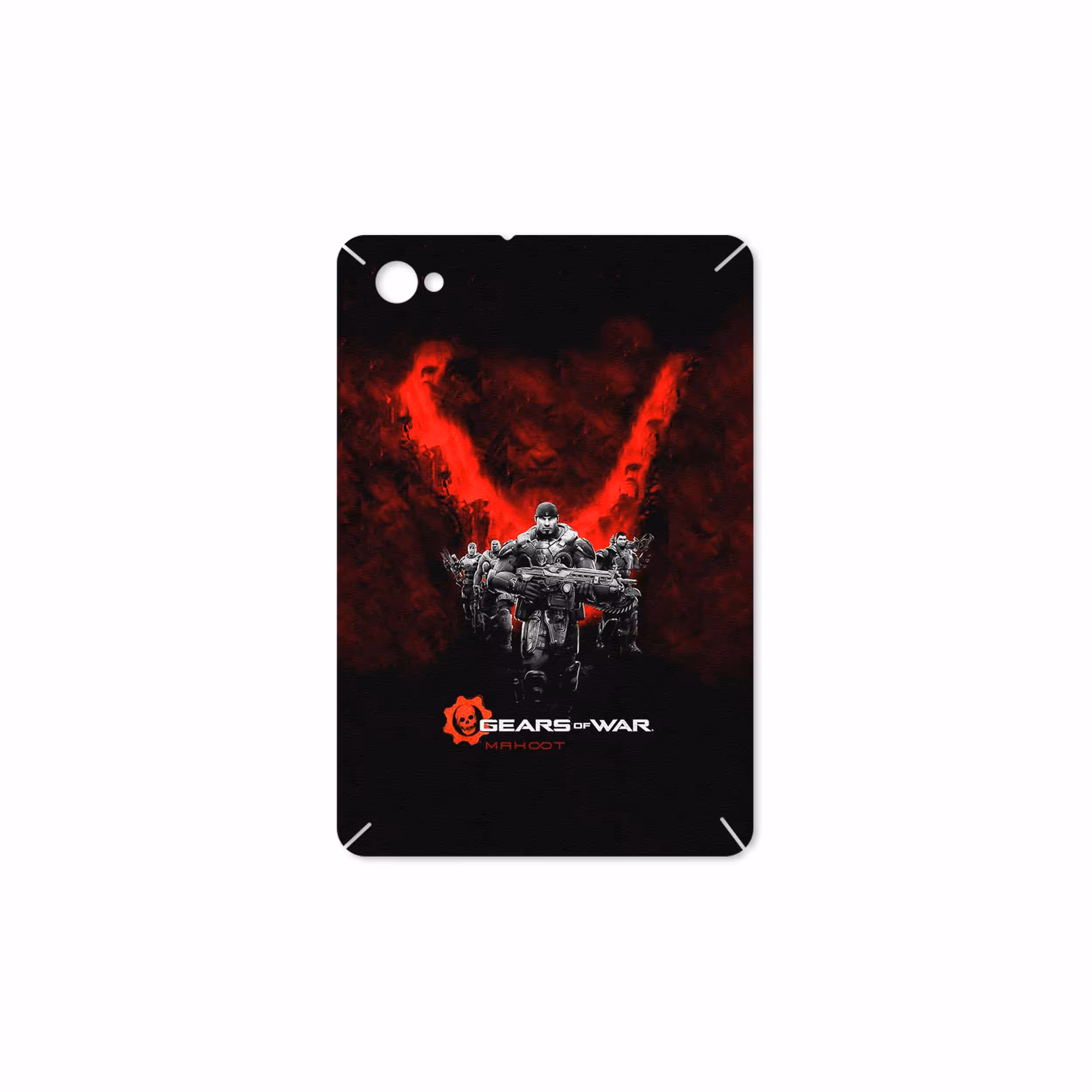 برچسب پوششی ماهوت مدل Gears-Of-War-Game مناسب برای تبلت سامسونگ Galaxy Tab 7.7 2011 P6800