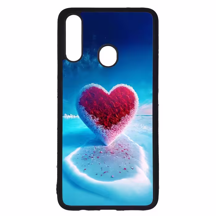 کاور طرح قلبی کد G-030 مناسب برای گوشی موبایل سامسونگ Galaxy A20s | دیجی قاب دونی