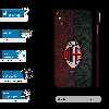 برچسب پوششی ماهوت مدل AC-Milan-FC-FullSkin مناسب برای گوشی موبایل اپل iPhone Xs Max