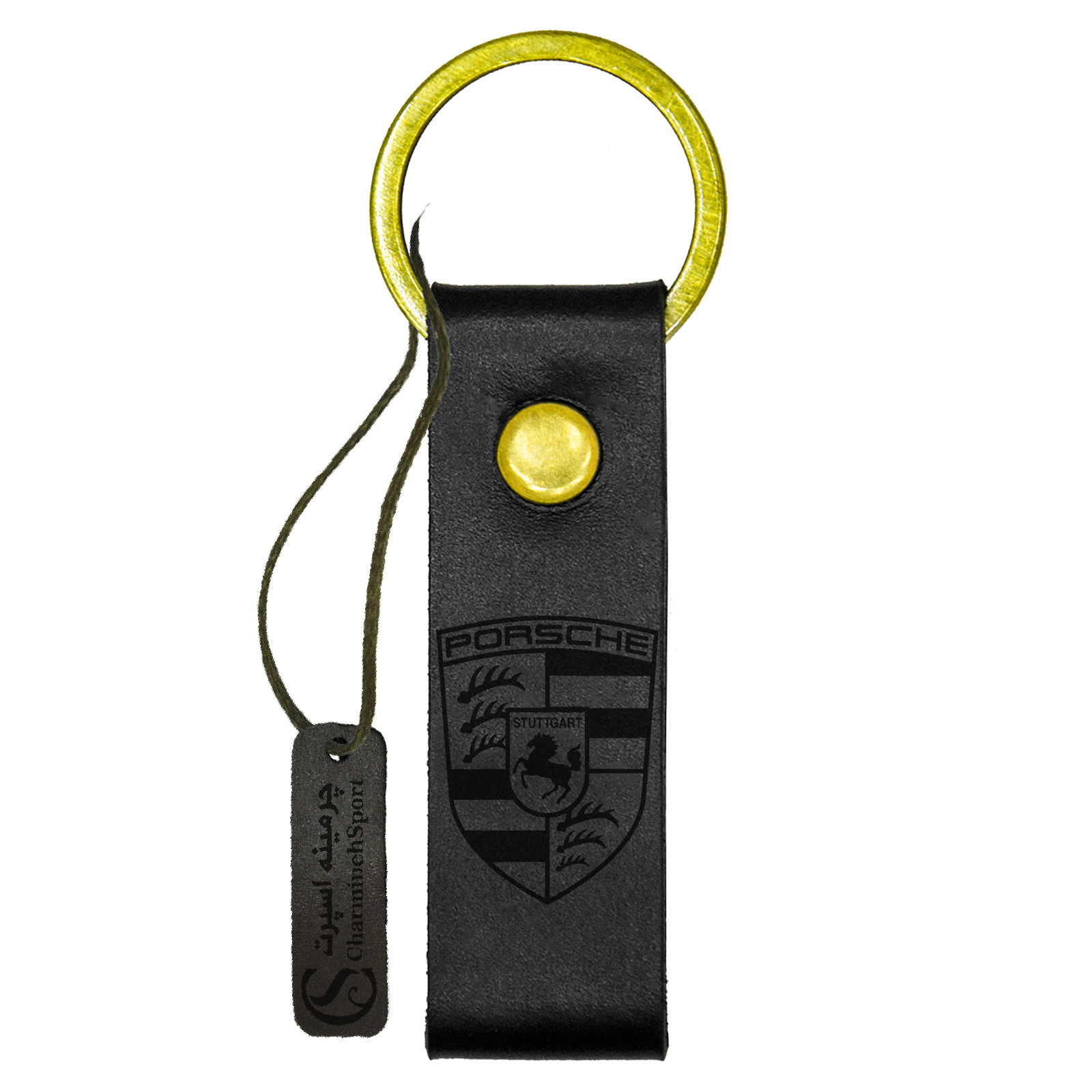 جاسوئیچی خودرو چرمینه اسپرت طرح پورشه کد 74003A-B