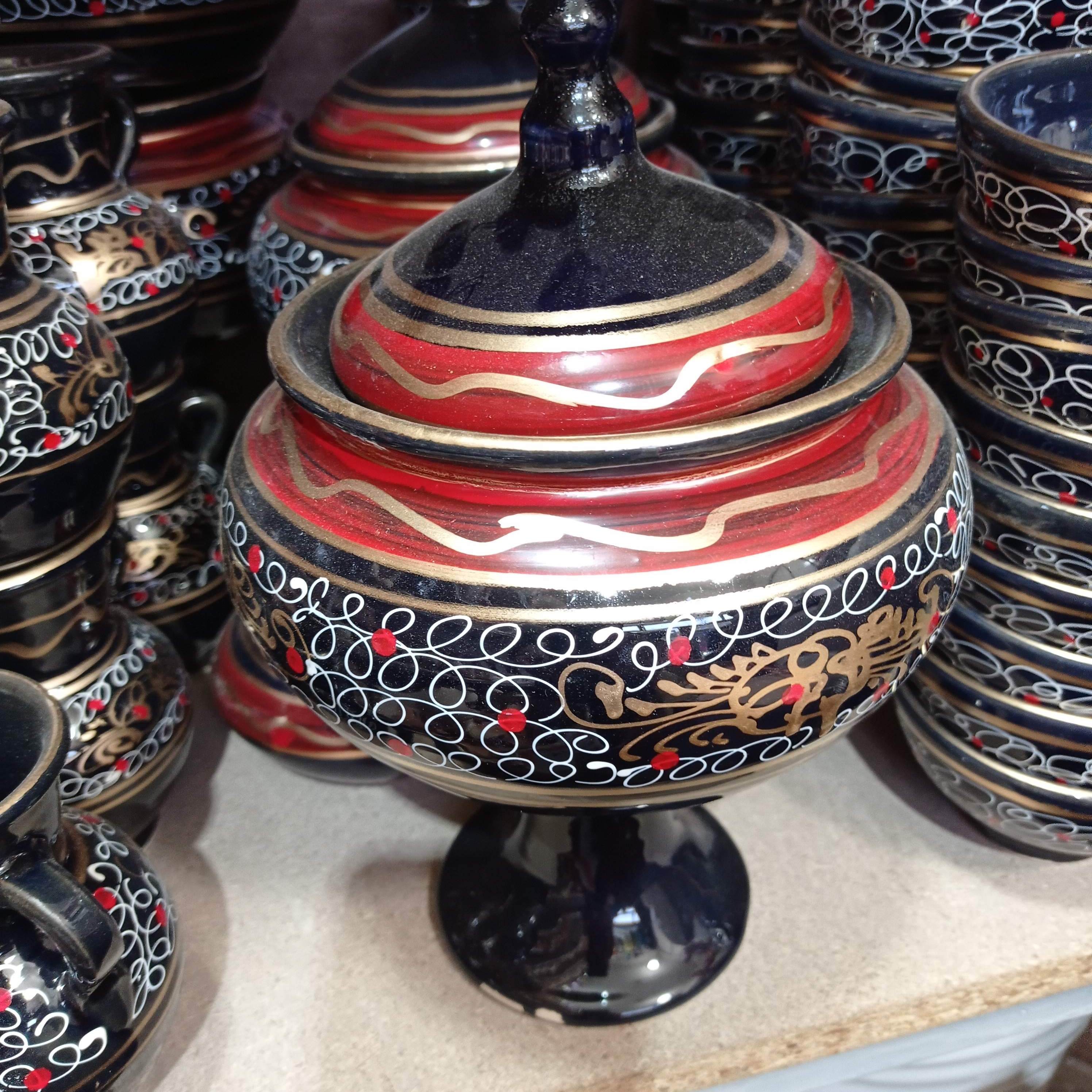 شکلات خوری طرح دار سرامیکی سنتی