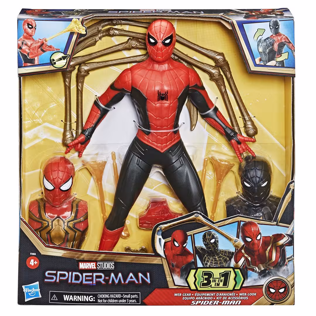 اکشن فیگور هاسبرو مدل Spider-Man No Way Home 3 In 1