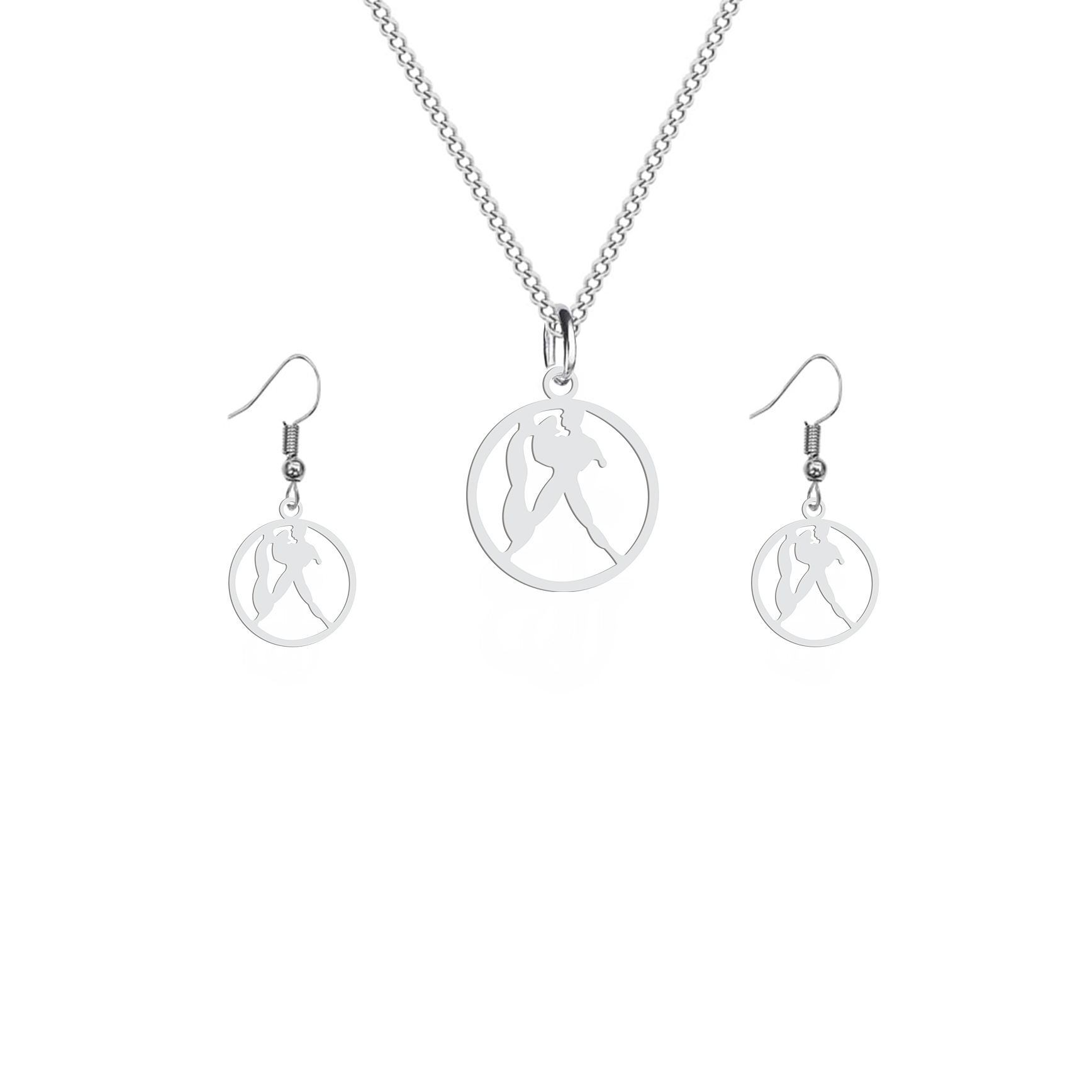 نیم ست هایکا طرح ماه تولد بهمن مدل s.ha1-19