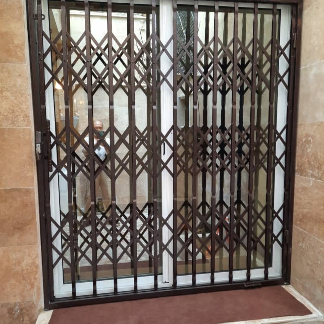 درب اکاردیون رنگ کوره قطر ضخیم فلز سنگین