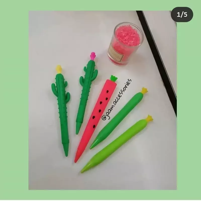 اتود سبزیجات، سایز 5دهم و 7دهم، طرح هندوانه و خیار و ذرت