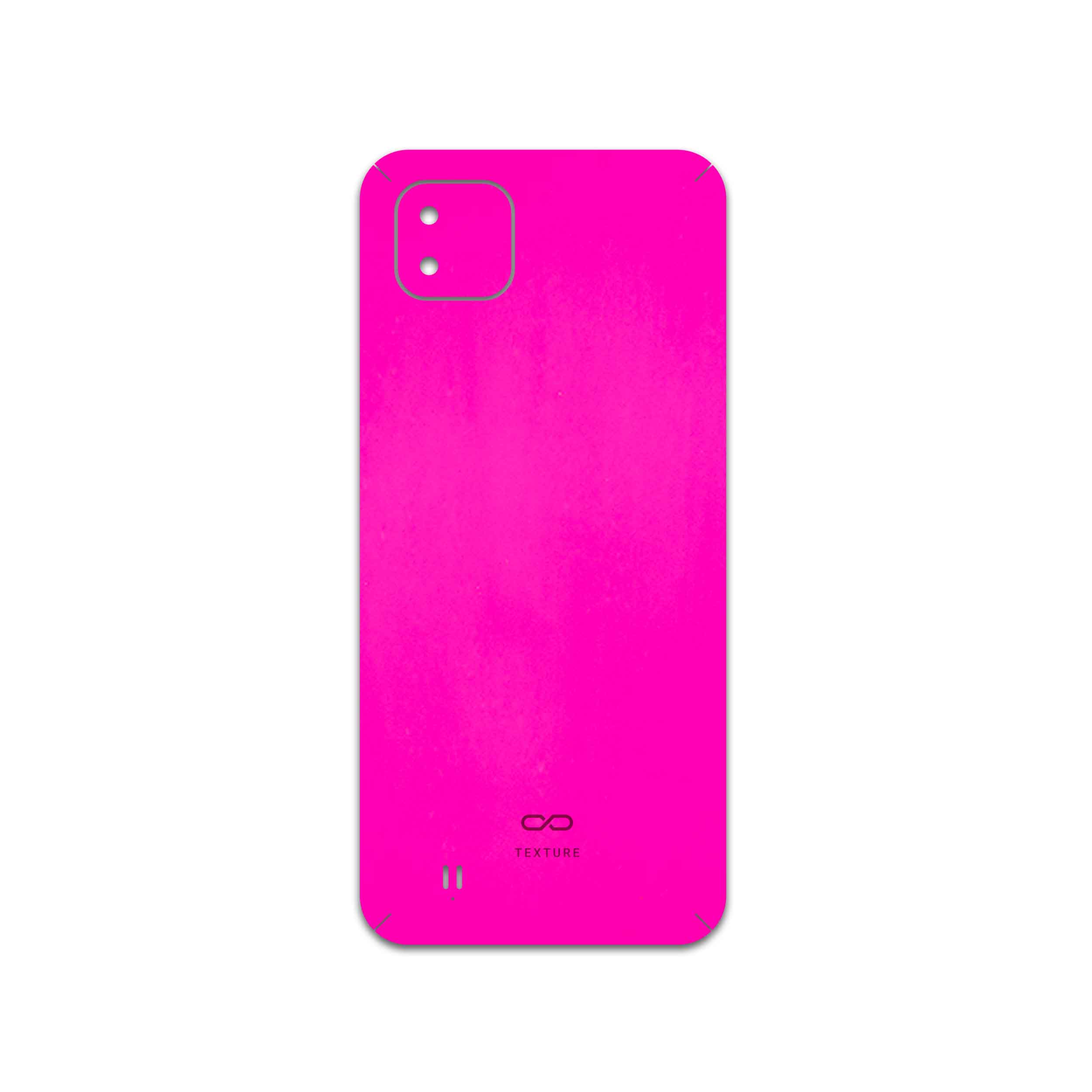 برچسب پوششی ماهوت مدل Phosphorus-Pink مناسب برای گوشی موبایل ریلمی C11 2021