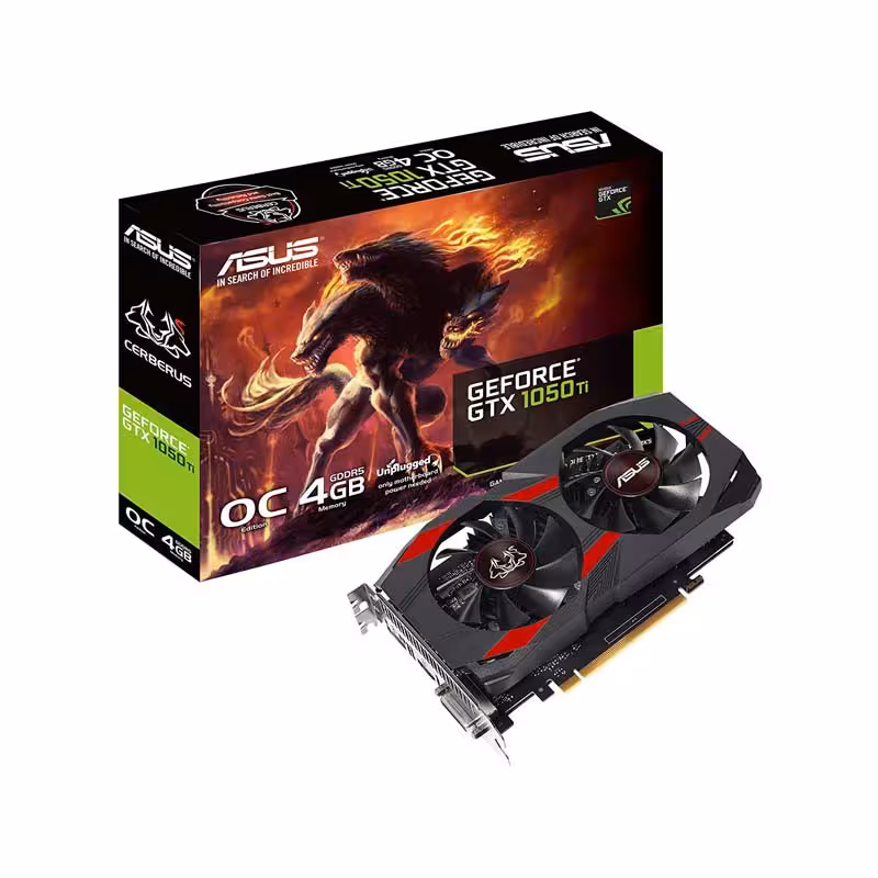 کارت گرافیک ایسوس CERBERUS-GTX1050TI-O4G